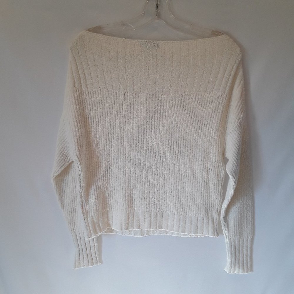 VGW-Allison Joy cream ribbed sweater - Picture 7 of 8